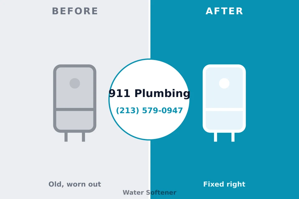 Before and after: plumbing company Sherman, IL
